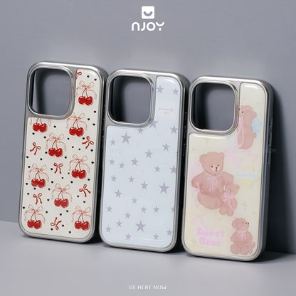 Ốp In Hình Viền Si Mạ Crom Tráng Gương Bảo Vệ Camera Cho Điện Thoại iPhone 17 Pro Max 16 15 14 13