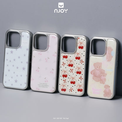 Ốp In Hình Viền Si Mạ Crom Tráng Gương Bảo Vệ Camera Cho Điện Thoại iPhone 17 Pro Max 16 15 14 13