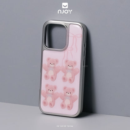 Ốp In Hình Viền Si Mạ Crom Tráng Gương Bảo Vệ Camera Cho Điện Thoại iPhone 17 Pro Max 16 15 14 13