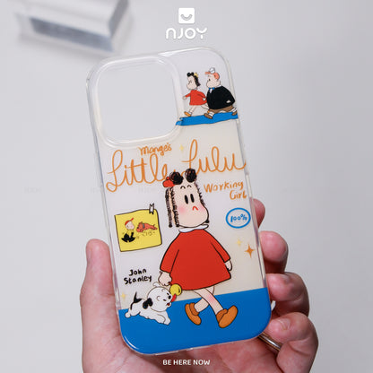 Ốp Lưng In Hình Little Lulu Dễ Thương Chống Sốc Cho Điện Thoại iPhone 17 Pro Max 16 15 14 13 12