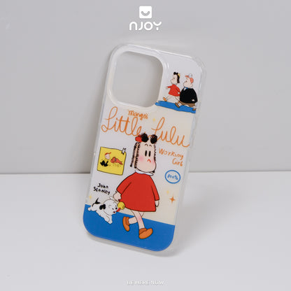 Ốp Lưng In Hình Little Lulu Dễ Thương Chống Sốc Cho Điện Thoại iPhone 17 Pro Max 16 15 14 13 12