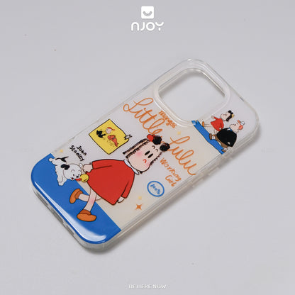 Ốp Lưng In Hình Little Lulu Dễ Thương Chống Sốc Cho Điện Thoại iPhone 17 Pro Max 16 15 14 13 12