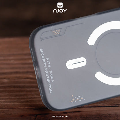 Ốp Nhám Magsafe Họa Tiết Cyber Cho Điện Thoại iPhone 17 Pro Max 16 15 14 13 12