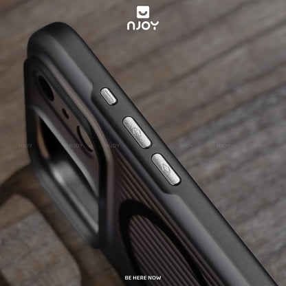 Ốp Lưng Nhám Chống Vân Tay Hỗ Trợ Sạc Không Dây Từ Tính Cho iPhone 17 Pro Max 16 15 14 13 12