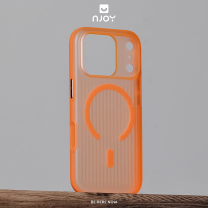 Ốp Lưng Nhám Chống Vân Tay Hỗ Trợ Sạc Không Dây Từ Tính Cho iPhone 17 Pro Max 16 15 14 13 12