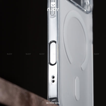 Ốp Magsafe Lưng Nhám Chống Vân Tay Bảo Vệ Camera Cho iPhone 17 Pro Max 16 15 14 13