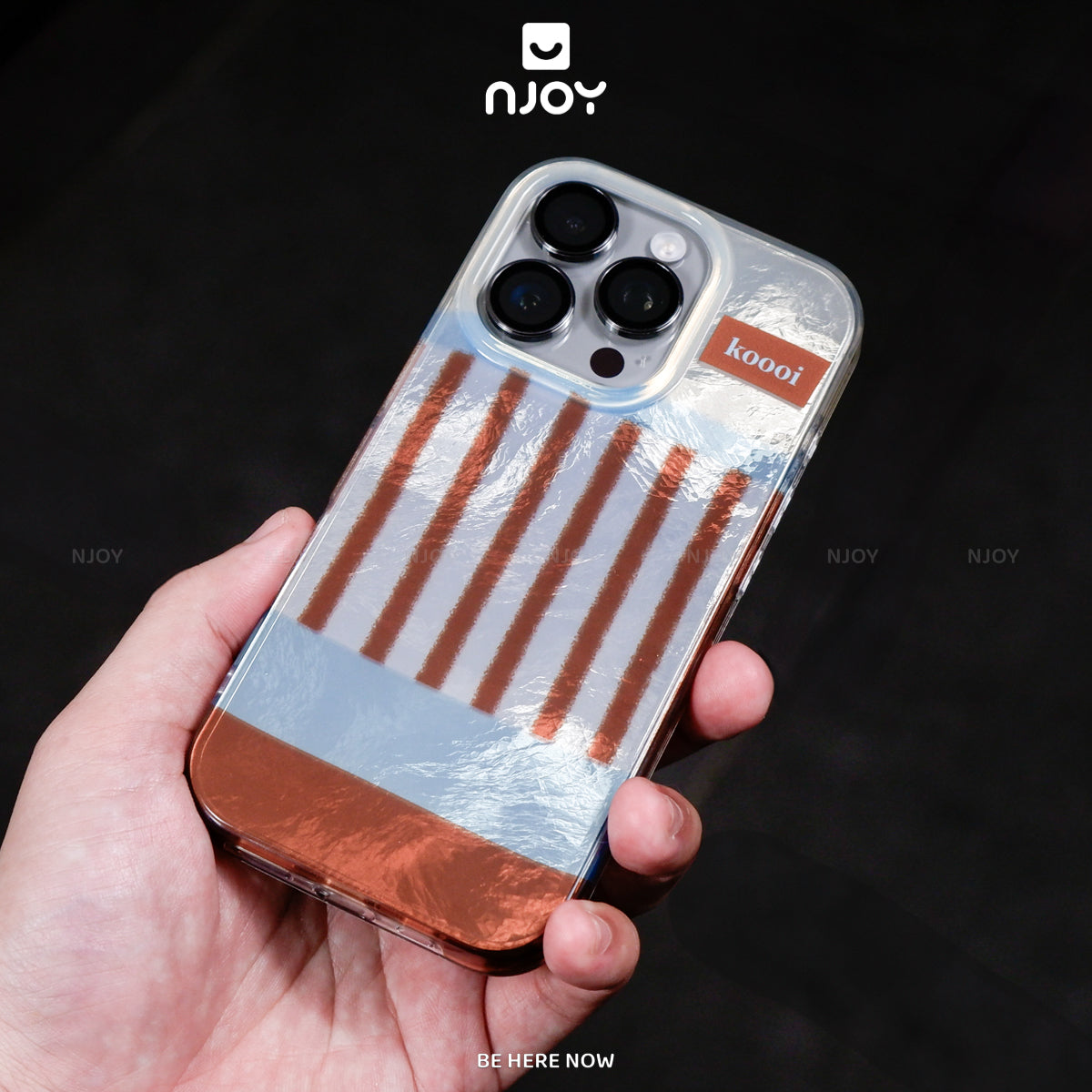 Ốp Lưng Sọc Phản Quang Palette Bảo Vệ Camera Cho Điện Thoại iPhone 18 Pro Max 17 16 15 14 13 12