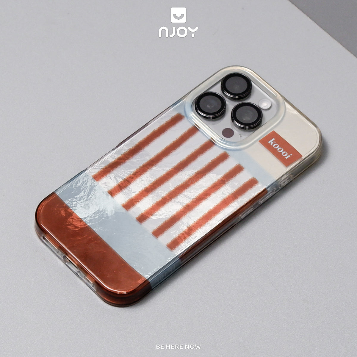 Ốp Lưng Sọc Phản Quang Palette Bảo Vệ Camera Cho Điện Thoại iPhone 17 Pro Max 16 15 14 13 12