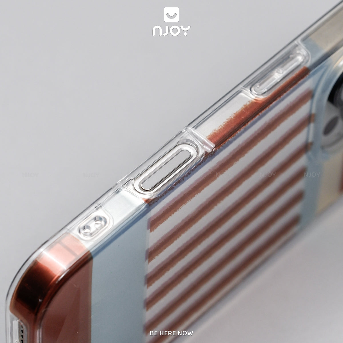 Ốp Lưng Sọc Phản Quang Palette Bảo Vệ Camera Cho Điện Thoại iPhone 17 Pro Max 16 15 14 13 12