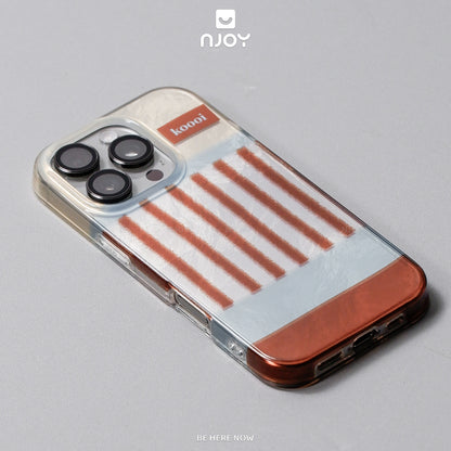 Ốp Lưng Sọc Phản Quang Palette Bảo Vệ Camera Cho Điện Thoại iPhone 17 Pro Max 16 15 14 13 12