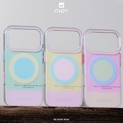 Ốp Nhám Chống Bẩn Màu Pastel Pop City Chống Sốc Cho Điện Thoại iPhone 17 Pro Max 16 15 14 13