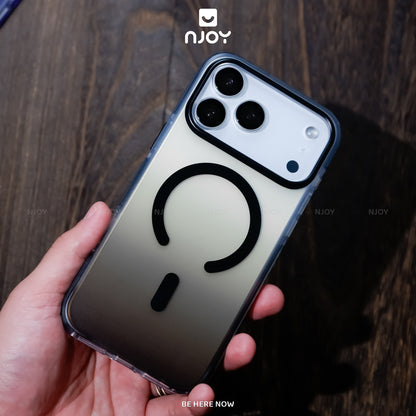 Ốp Magsafe Lưng Nhám Đổi Màu Gradient Ombre Cho iPhone 17 Pro Max 16 15 14 13