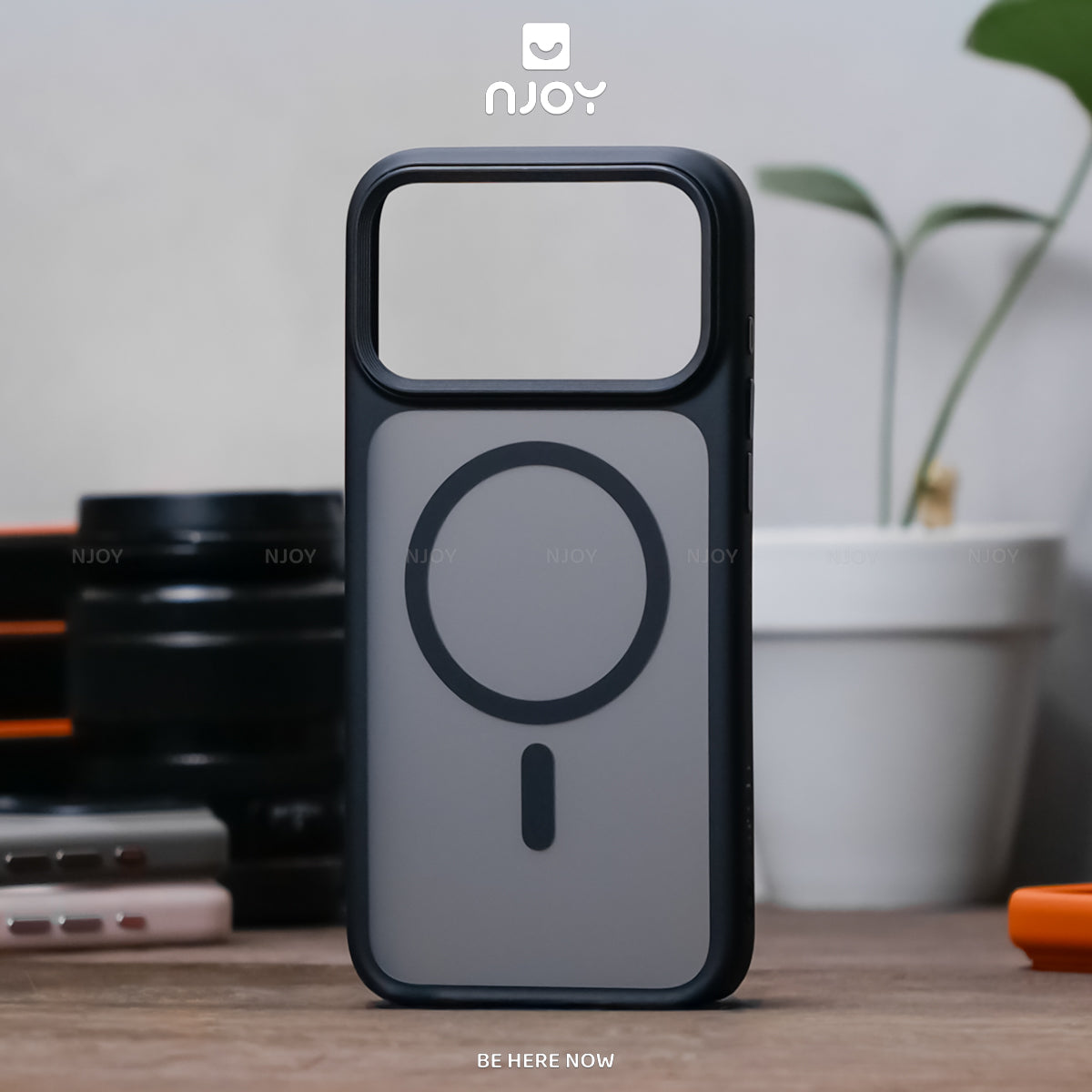 Ốp Hỗ Trợ Sạc Không Dây Likgus Lưng Nhám Chống Bẩn Cho iPhone 17 Pro Max 16 Pro Max 15 14 13 Njoyshop