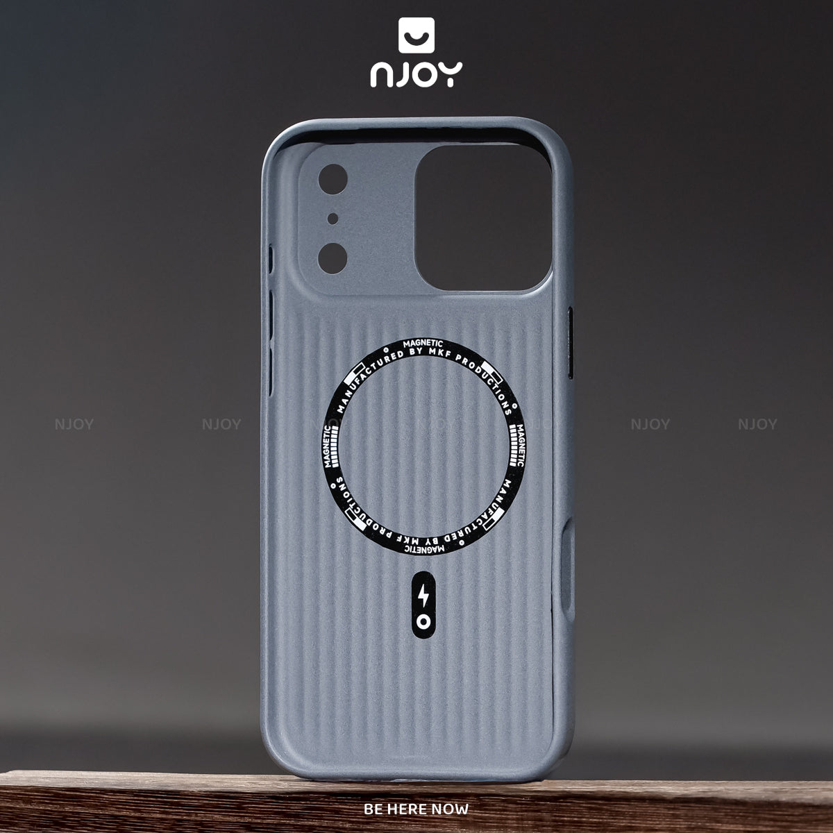 Ốp Nhám Nhựa Tái Chế Sạc Magsafe Nút Bấm Kim Loại Cho Điện Thoại iPhone 17 Pro Max 16 15