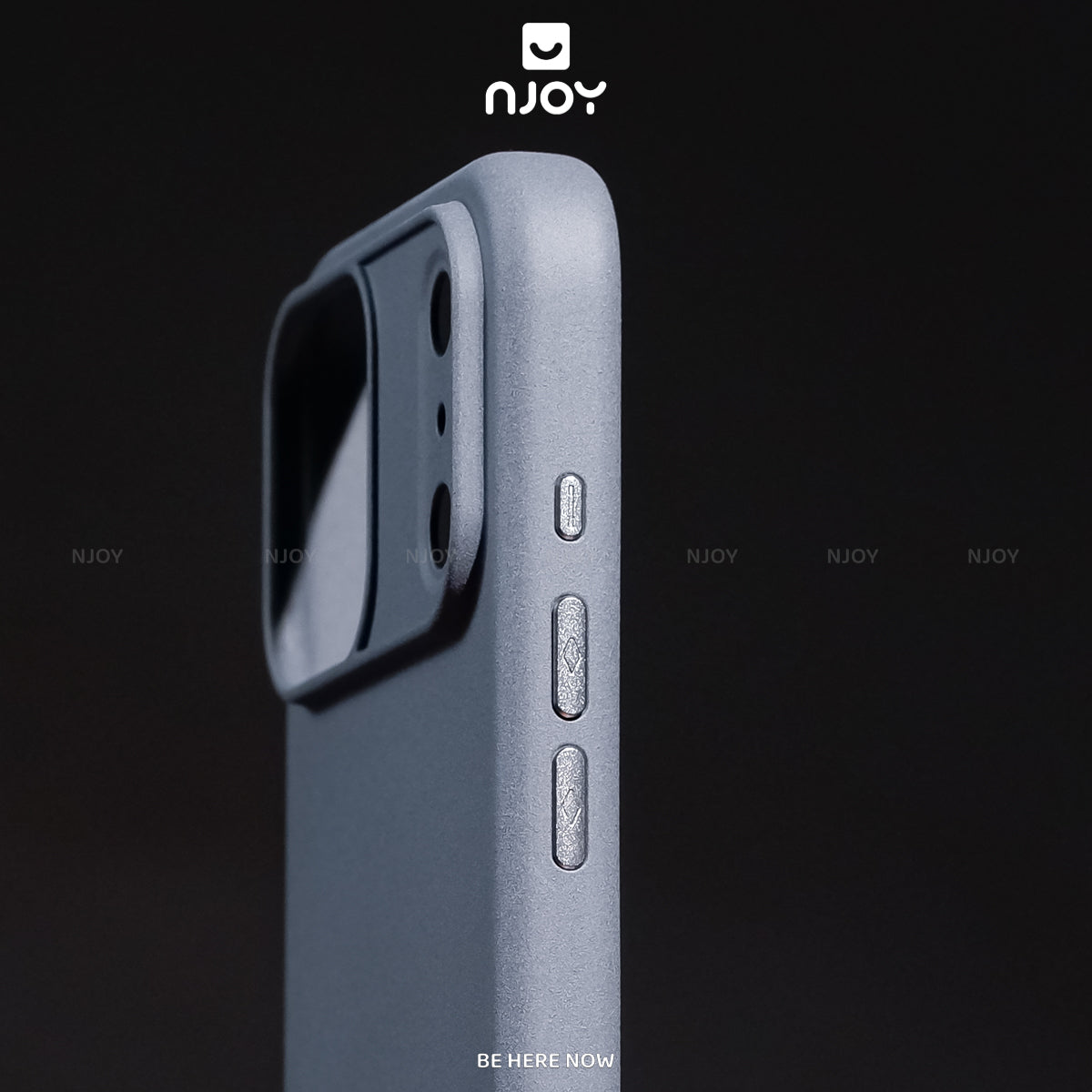 Ốp Nhám Nhựa Tái Chế Sạc Magsafe Nút Bấm Kim Loại Cho Điện Thoại iPhone 17 Pro Max 16 15