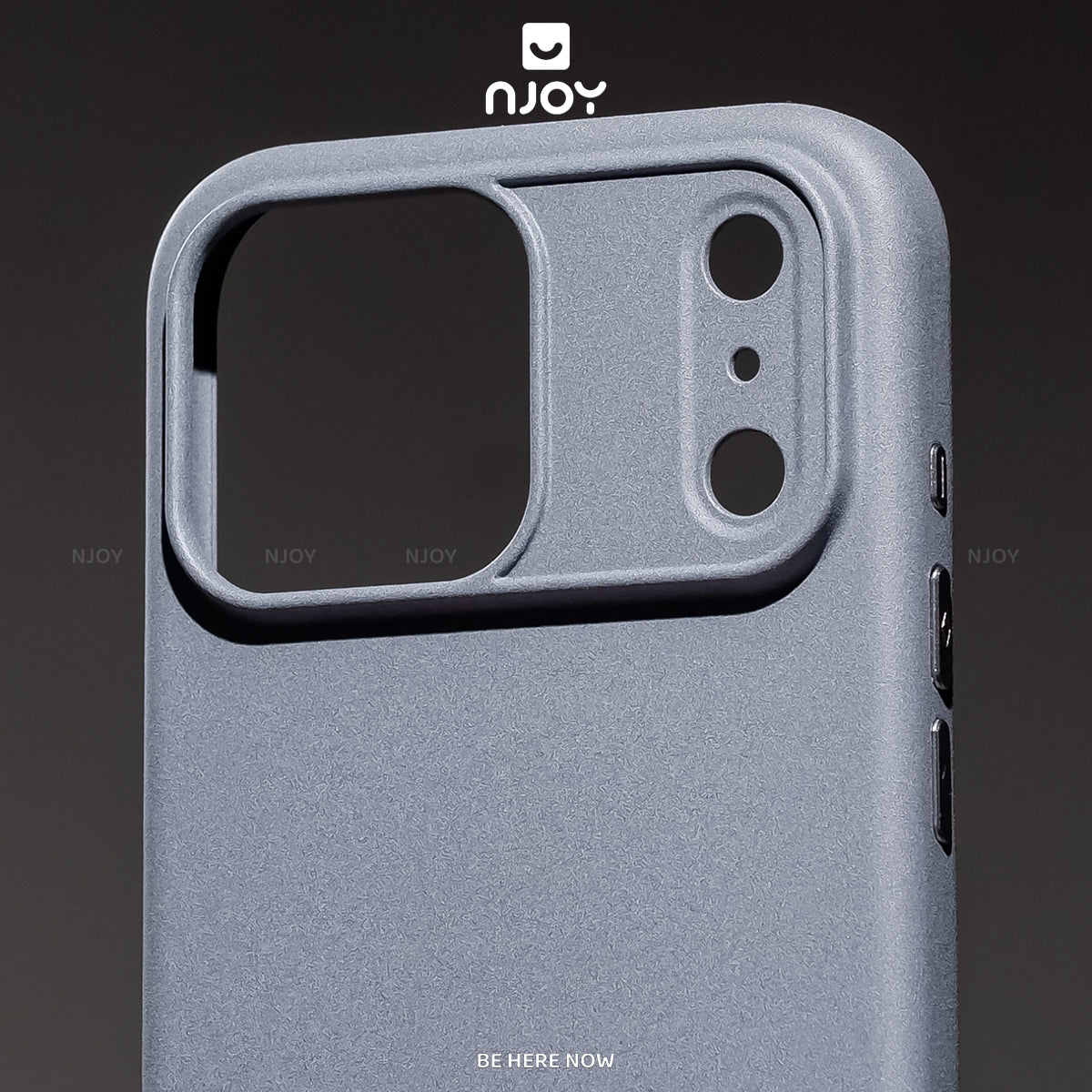 Ốp Nhám Nhựa Tái Chế Sạc Magsafe Nút Bấm Kim Loại Cho Điện Thoại iPhone 17 Pro Max 16 15