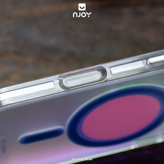 Ốp Phản Quang Magsafe Viền Trong Suốt Chống Trượt Cho Điện Thoại iPhone 17 Pro Max 16 15 14 13