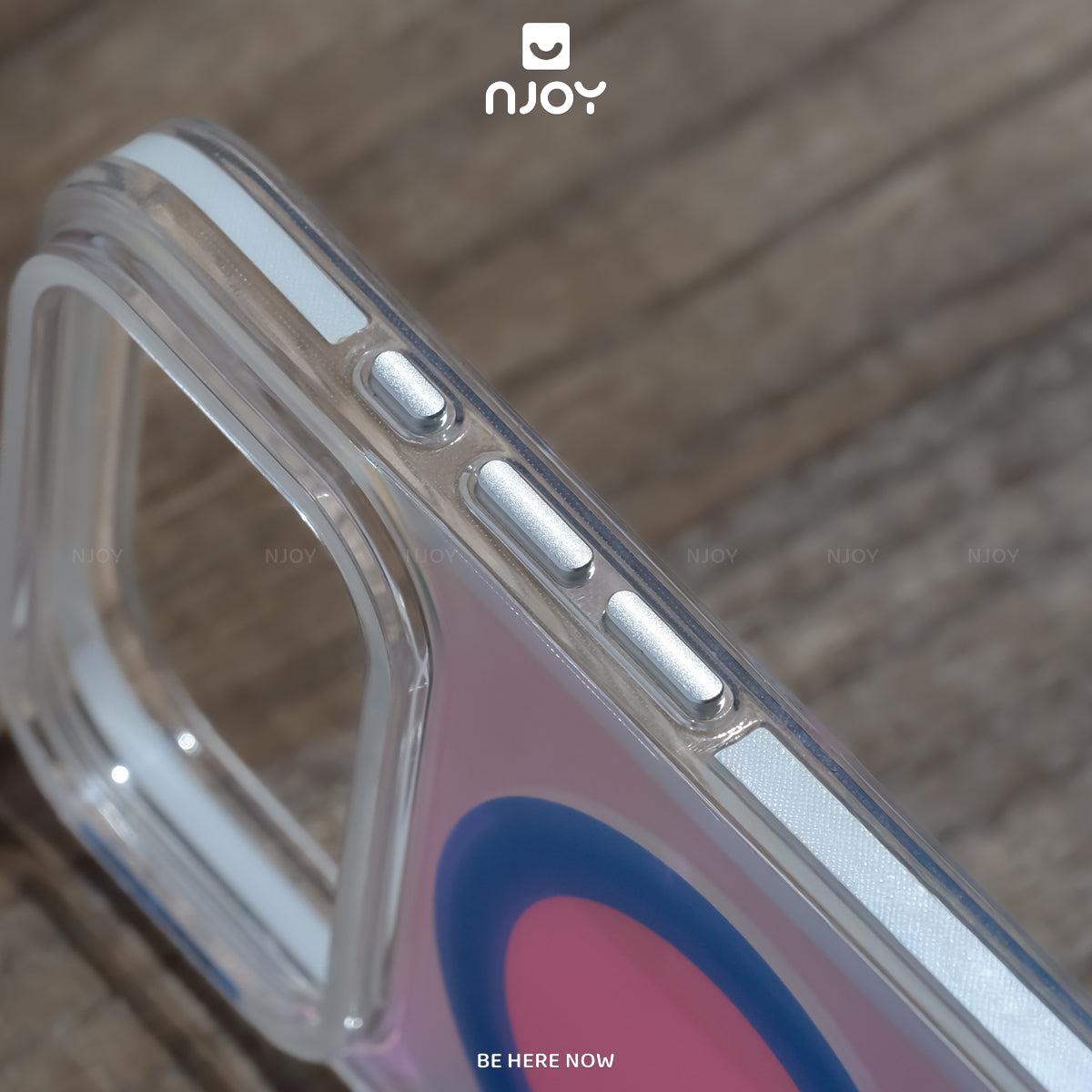 Ốp Phản Quang Magsafe Viền Trong Suốt Chống Trượt Cho Điện Thoại iPhone 17 Pro Max 16 15 14 13