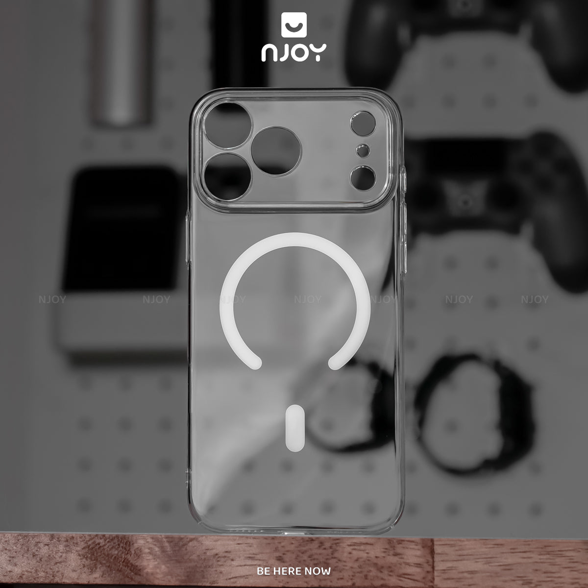 Ốp Siêu Mỏng Memumi Trong Suốt Hỗ Trợ Sạc Không Dây Cho iPhone 17 Pro Max 16 15 14 13