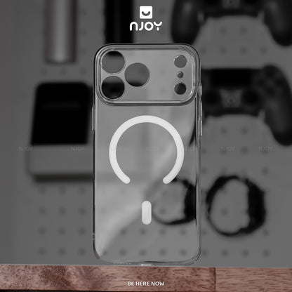 Ốp Siêu Mỏng Memumi Trong Suốt Hỗ Trợ Sạc Không Dây Cho iPhone 17 Pro Max 16 15 14 13