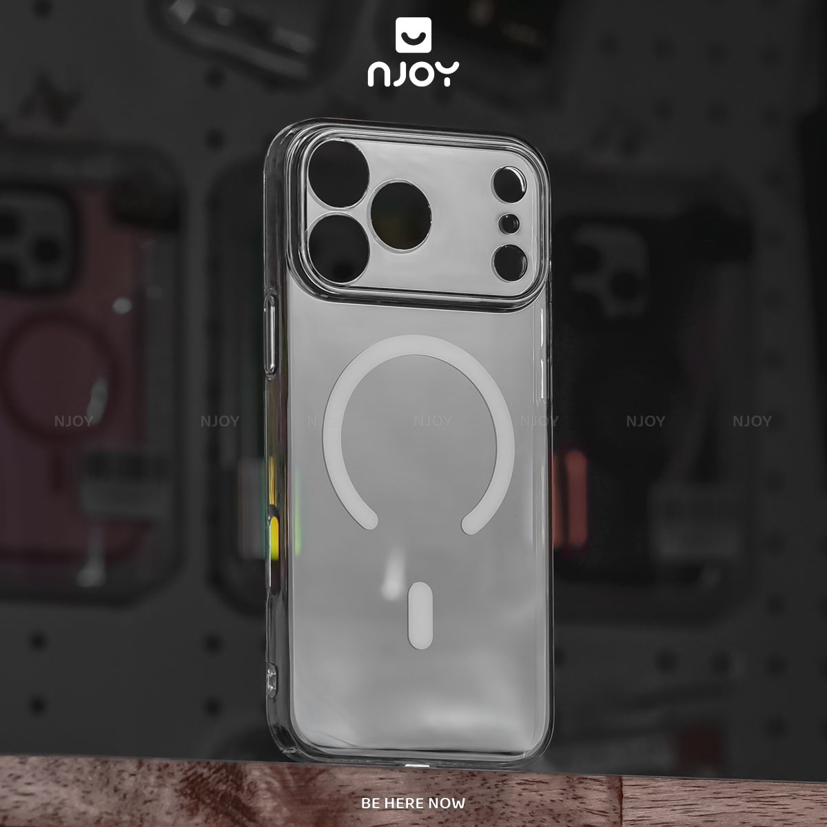 Ốp Siêu Mỏng Memumi Trong Suốt Hỗ Trợ Sạc Không Dây Cho iPhone 17 Pro Max 16 15 14 13