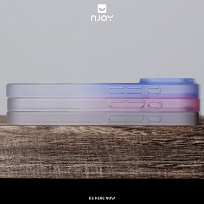 Ốp Siêu Mỏng Nhám Magsafe Màu Gradient Ombre Cho Điện Thoại iPhone 17 Pro Max 16 15 14 13