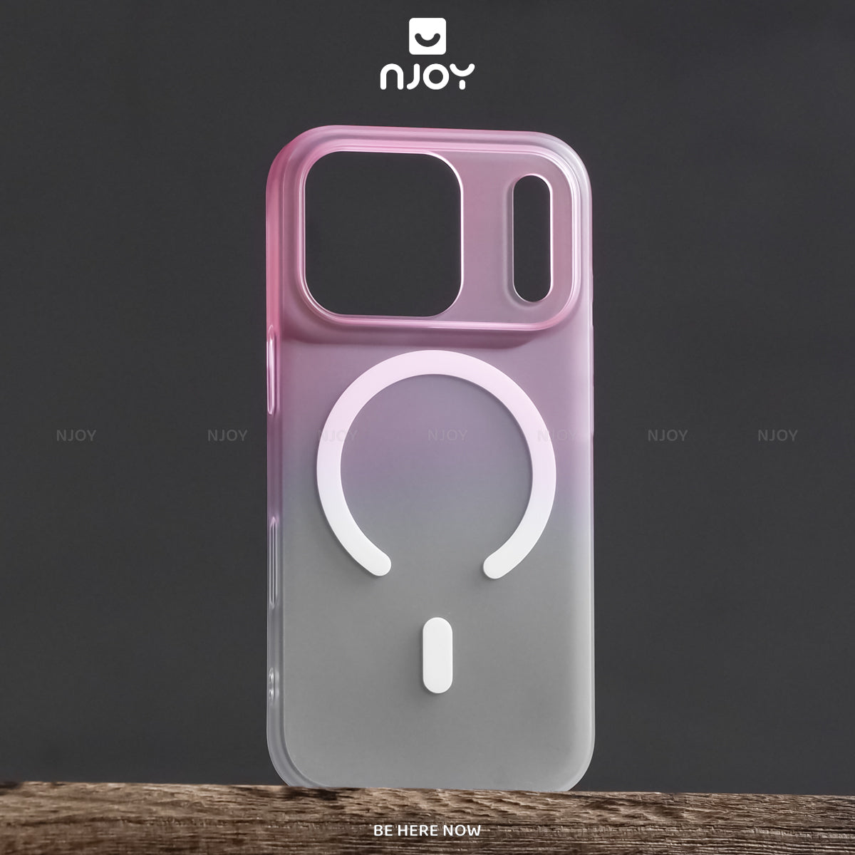 Ốp Siêu Mỏng Nhám Magsafe Màu Gradient Ombre Cho Điện Thoại iPhone 17 Pro Max 16 15 14 13