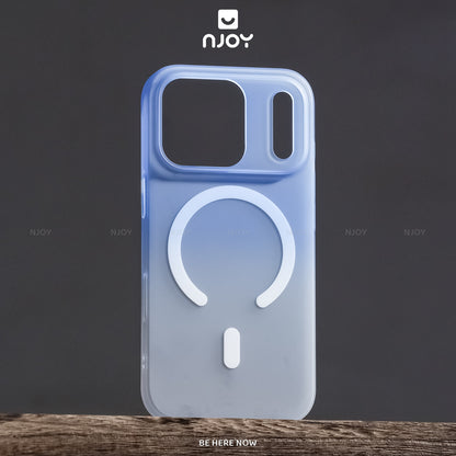 Ốp Siêu Mỏng Nhám Magsafe Màu Gradient Ombre Cho Điện Thoại iPhone 17 Pro Max 16 15 14 13