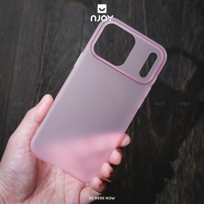 Ốp Siêu Mỏng Slim Nhám Mờ Chống Vân Tay Bảo Vệ Camera Cho Điện Thoại iPhone 17 Pro Max 16 15 14 13