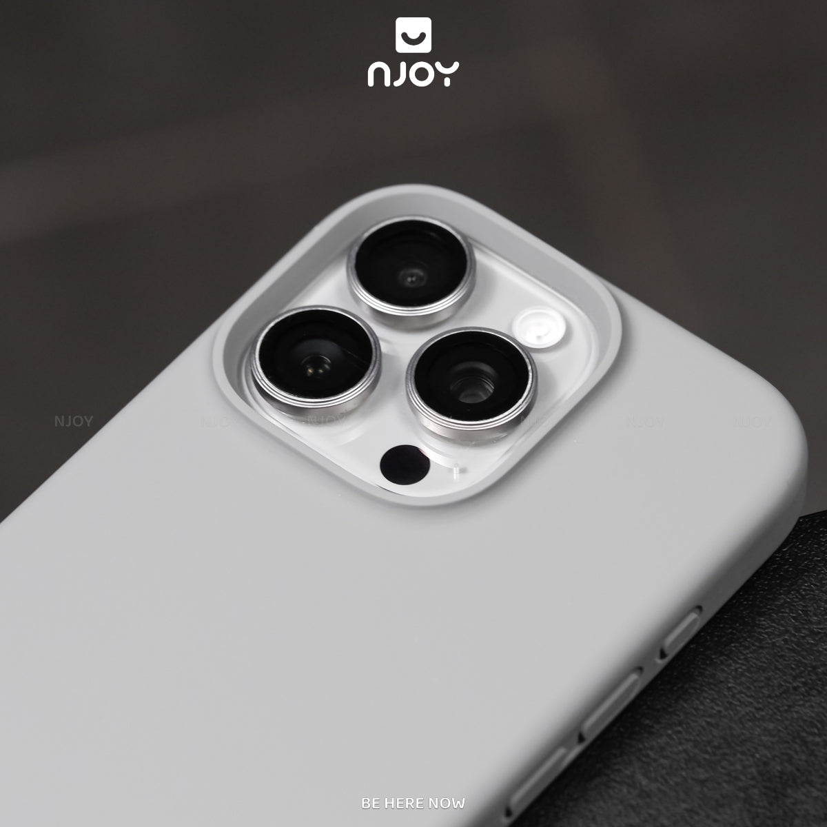 Ốp Silicon Chống Bẩn Hỗ Trợ Sạc Không Dây Chất Liệu Lót Nhung Bảo Vệ Camera Cho iPhone 13 14 15 16 Pro Max Njoyshop