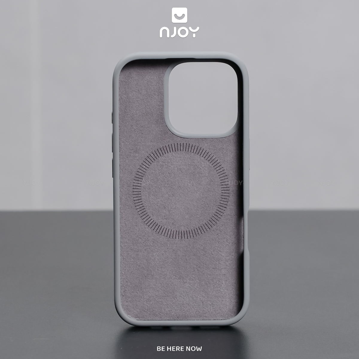 Ốp Silicon Chống Bẩn Hỗ Trợ Sạc Không Dây Chất Liệu Lót Nhung Bảo Vệ Camera Cho iPhone 13 14 15 16 Pro Max Njoyshop