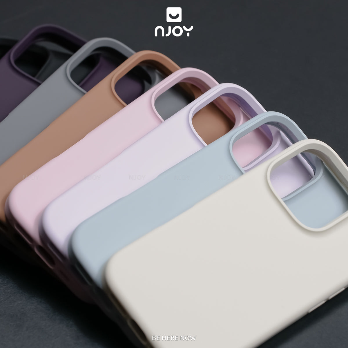 Ốp Silicon Chống Bẩn Hỗ Trợ Sạc Không Dây Chất Liệu Lót Nhung Bảo Vệ Camera Cho iPhone 13 14 15 16 Pro Max Njoyshop