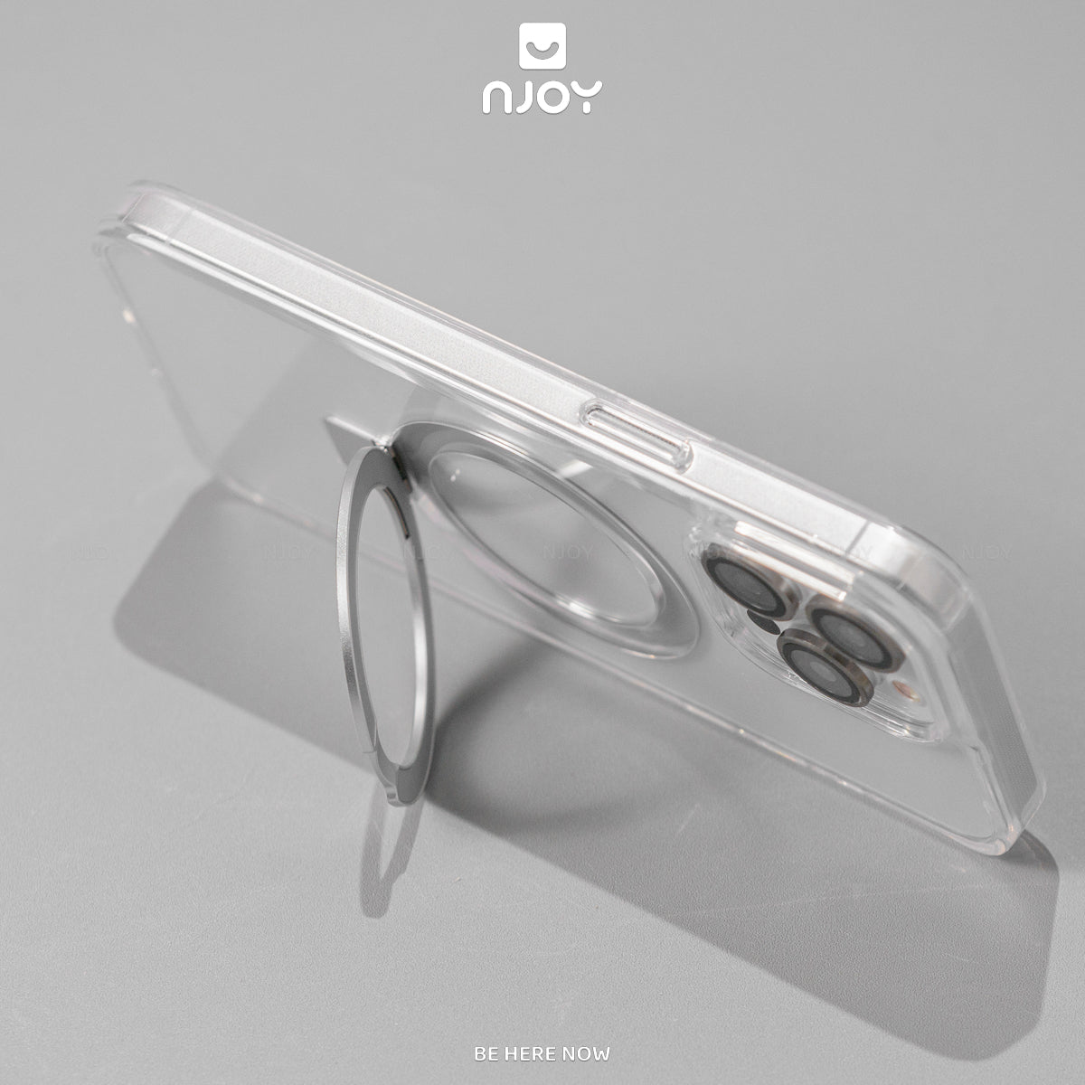 Ốp Magsafe Trong Suốt Giá Đỡ Cho iPhone 17 Pro Max 16 15 14 13 12