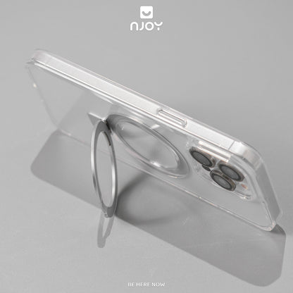 Ốp Magsafe Trong Suốt Giá Đỡ Cho iPhone 17 Pro Max 16 15 14 13 12