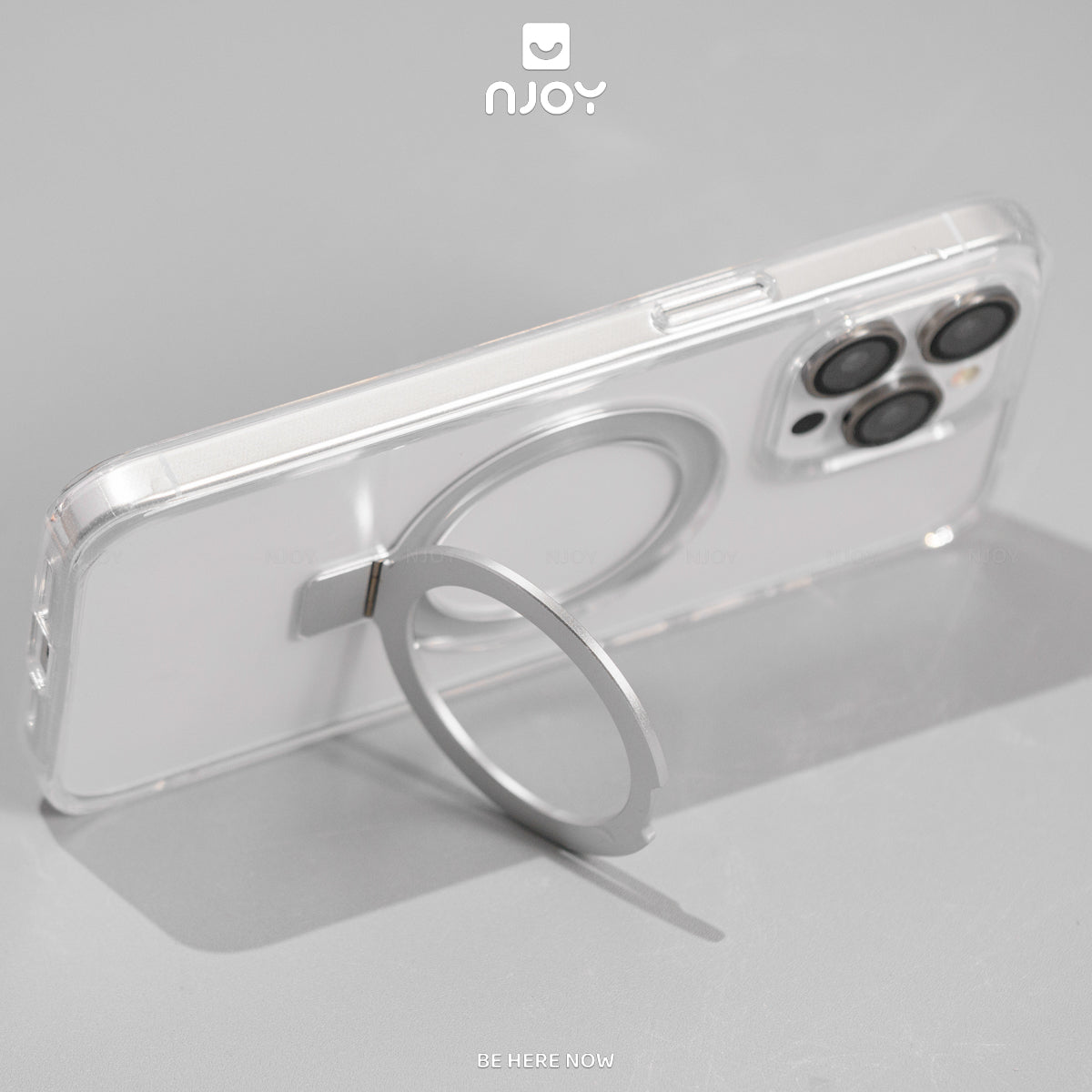 Ốp Magsafe Trong Suốt Giá Đỡ Cho iPhone 17 Pro Max 16 15 14 13 12