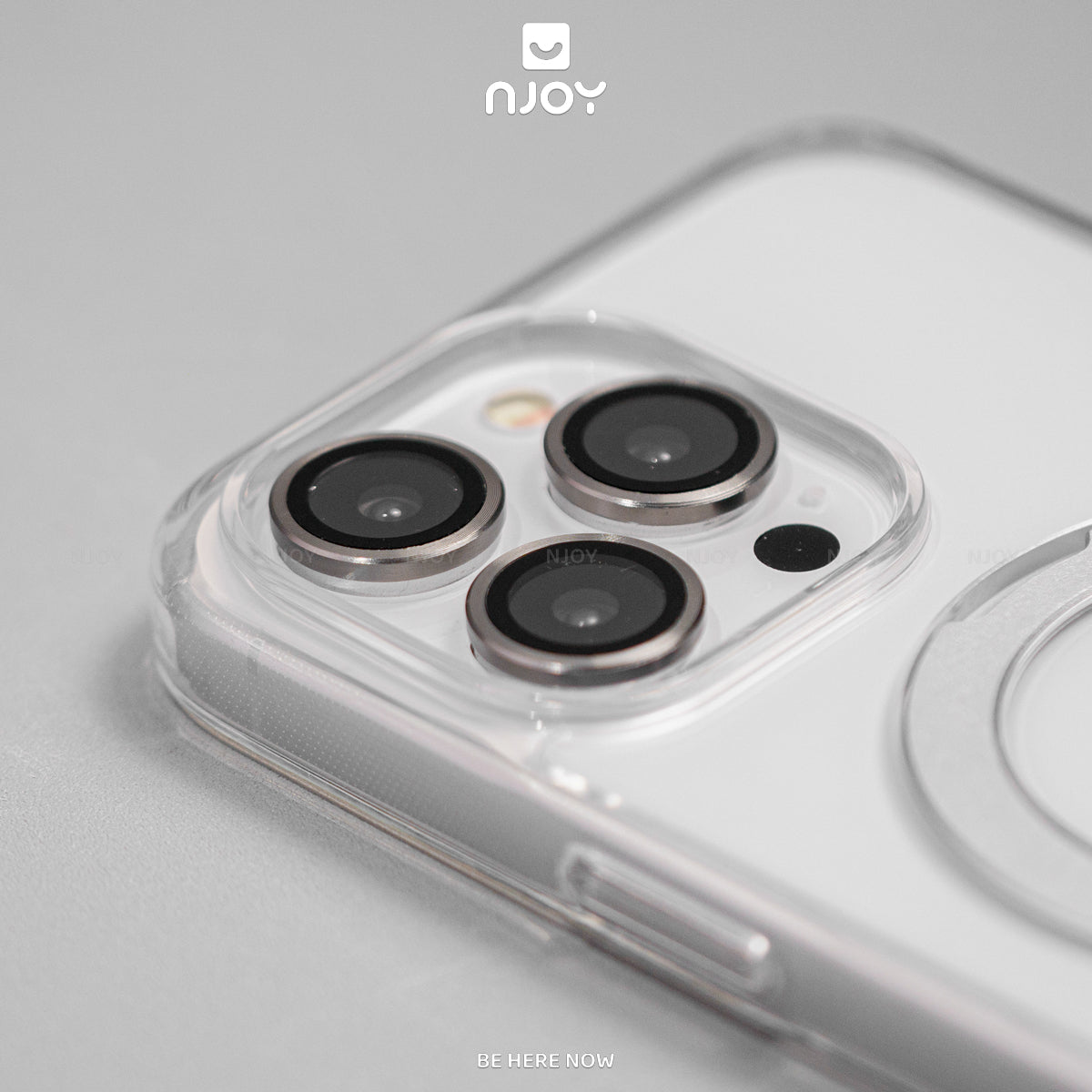 Ốp Magsafe Trong Suốt Giá Đỡ Cho iPhone 17 Pro Max 16 15 14 13 12