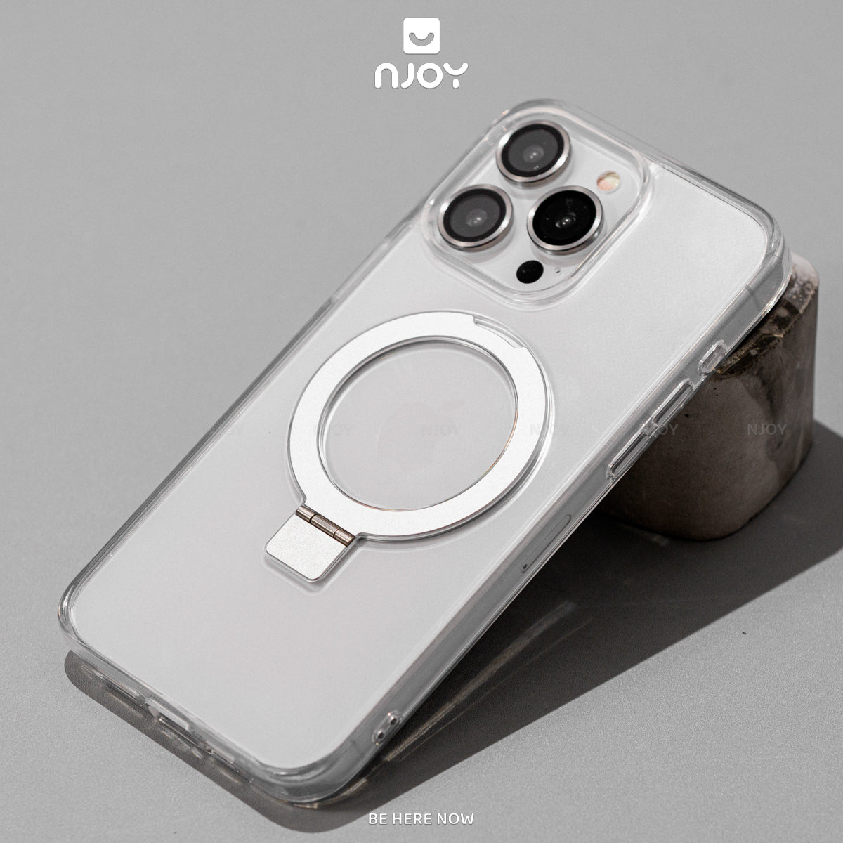 Ốp Magsafe Trong Suốt Giá Đỡ Cho iPhone 17 Pro Max 16 15 14 13 12