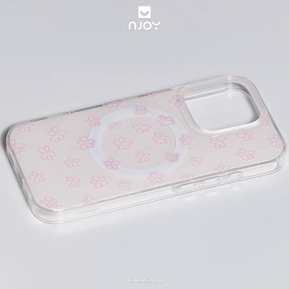 Ốp Trong Suốt Hình In Bông Hoa Dễ Thương Bảo Vệ Camera Cho Điện Thoại iPhone 17 Pro Max 16 15 14 13