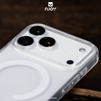 Ốp Magsafe Trong Suốt Chống Sốc Cho iPhone 17 Pro Max 16 15 14 13 12 11