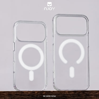 Ốp Magsafe Trong Suốt Chống Sốc Cho iPhone 17 Pro Max 16 15 14 13 12 11