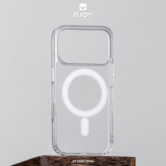 Ốp Magsafe Trong Suốt Chống Sốc Cho iPhone 17 Pro Max 16 15 14 13 12 11