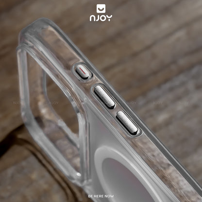 Ốp Trong Suốt Magsafe Có Nút AI Chống Sốc Cho Điện Thoại iPhone 17 Pro Max 16 15 14 13