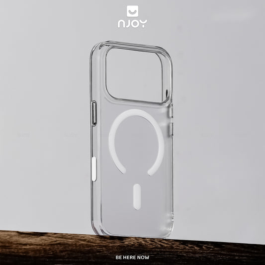 Ốp Trong Suốt Magsafe Có Nút AI Chống Sốc Cho Điện Thoại iPhone 17 Pro Max 16 15 14 13
