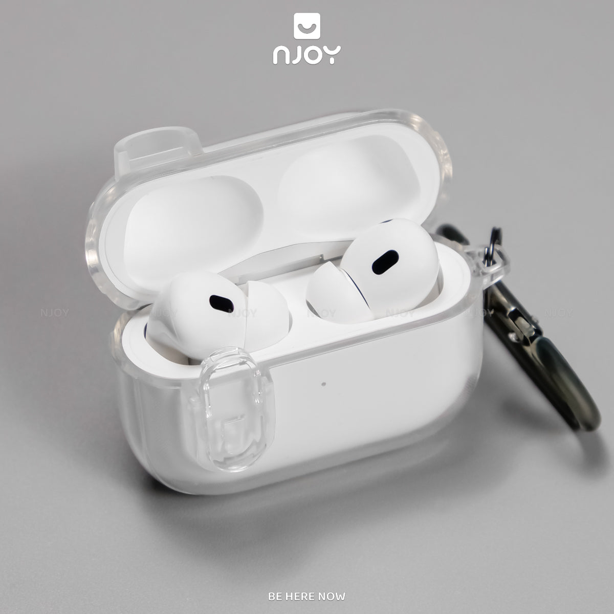 Ốp Trong Suốt Nút Bấm Mở Khoá An Toàn Chống Sốc Cho Airpods Pro 2 3 4