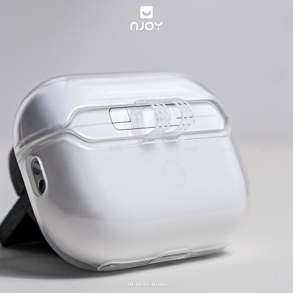 Ốp Trong Suốt Chống Sốc Chất Liệu TPU Có Móc Khóa Cho Tai Nghe Airpods 3 Airpods Pro 2 Njoyshop