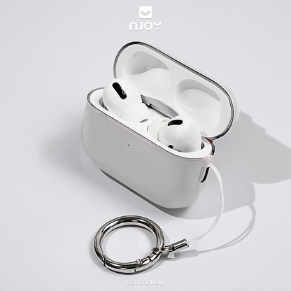 Ốp Trong Suốt Chống Sốc Chất Liệu TPU Có Móc Khóa Cho Tai Nghe Airpods 3 Airpods Pro 2 Njoyshop