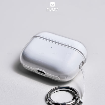 Ốp Trong Suốt Chống Sốc Chất Liệu TPU Có Móc Khóa Cho Tai Nghe Airpods 3 Airpods Pro 2 Njoyshop