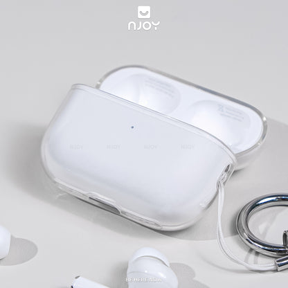Ốp Trong Suốt Chống Sốc Chất Liệu TPU Có Móc Khóa Cho Tai Nghe Airpods 3 Airpods Pro 2 Njoyshop