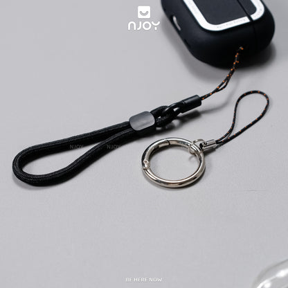 Ốp Nhung Ahastyle Hỗ Trợ Magsafe Viền Kim Loại Kèm Móc Khóa Cho AirPods Pro 2