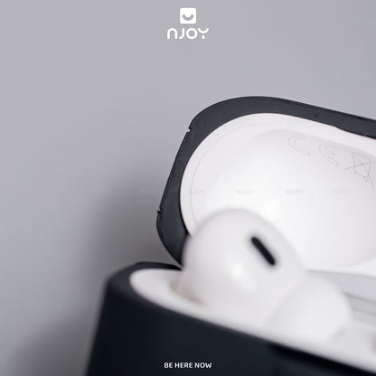 Ốp Hợp Kim Nhôm Ahastyle Viền Silicon Kèm Móc Khóa Cho Tai Nghe AIrpods Pro 2 3 4